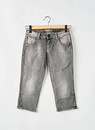Jeans coupe slim taille normale taille normale gris RWD femme