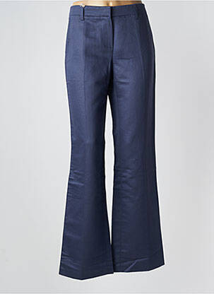Pantalon flare taille normale taille normale bleu LOLA femme