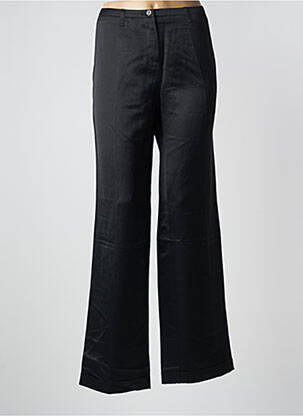 Pantalon droit taille à pinces taille normale noir LOLA femme