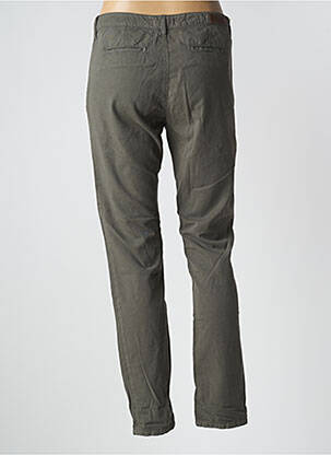 Pantalon chino taille basse taille basse vert ISLOW femme