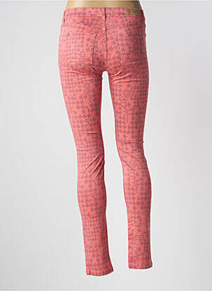 Pantalon slim taille basse taille basse rouge BLU ERIN femme