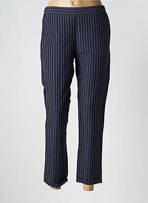 Pantalon 7/8 taille élastique taille normale bleu HARTFORD femme