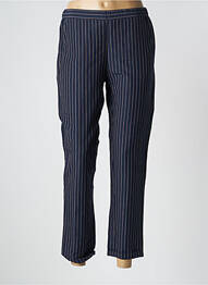 Pantalon 7/8 taille élastique taille normale bleu HARTFORD femme