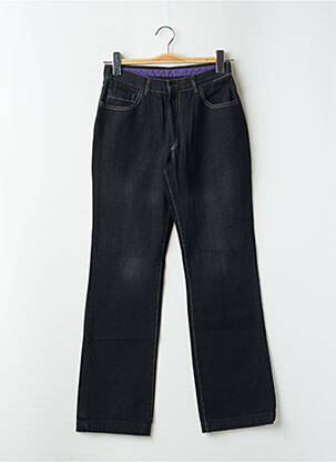 Jeans coupe droite taille haute taille haute noir CASAGRANDE femme