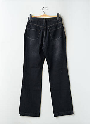 Jeans coupe droite taille haute taille haute noir CASAGRANDE femme