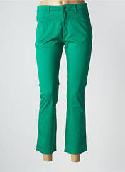 Pantalon 7/8 vert ONE STEP pour femme seconde vue