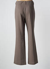 Pantalon flare marron LOLA pour femme seconde vue