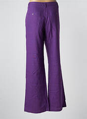 Pantalon large violet SALT & PEPPER pour femme seconde vue