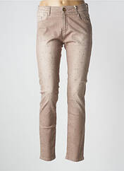 Pantalon slim beige MAY&JUNE pour femme seconde vue