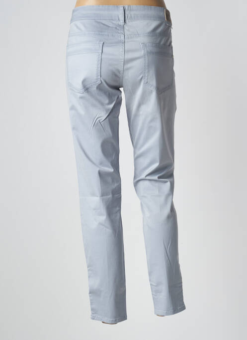 Pantalon 7/8 stretch taille basse bleu NFY femme