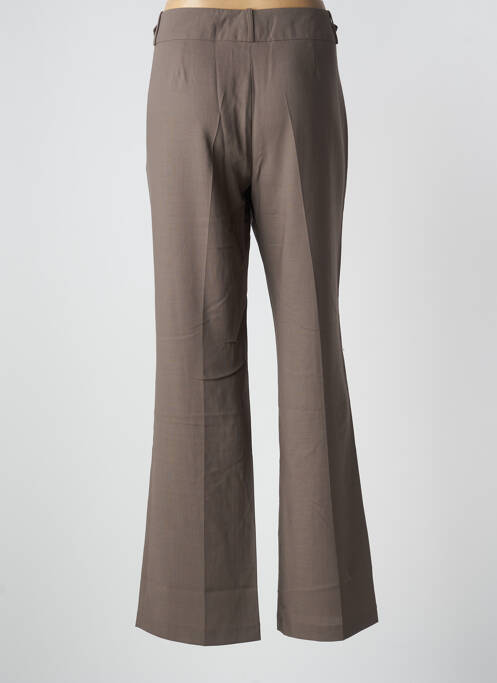 Pantalon flare marron LOLA pour femme