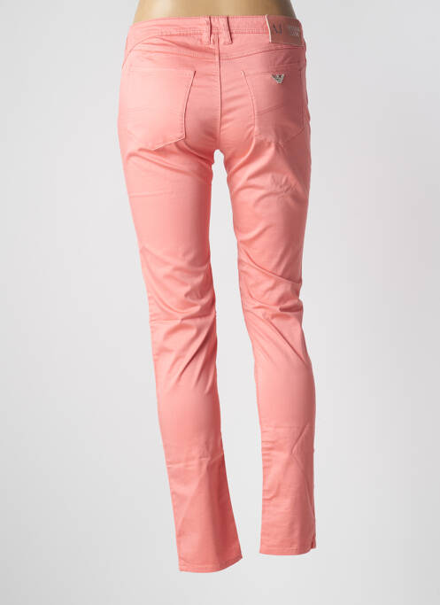 Pantalon slim rose ARMANI pour femme