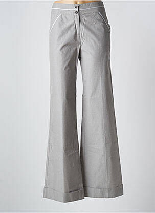 Pantalon flare taille normale taille normale gris HELENA SOREL femme
