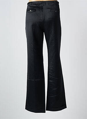 Pantalon droit taille à pinces taille basse noir LOLA femme