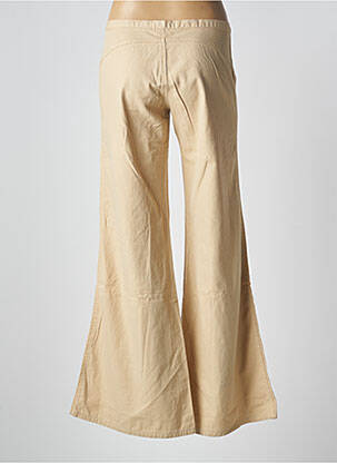 Pantalon flare taille basse taille basse beige CIMARRON femme