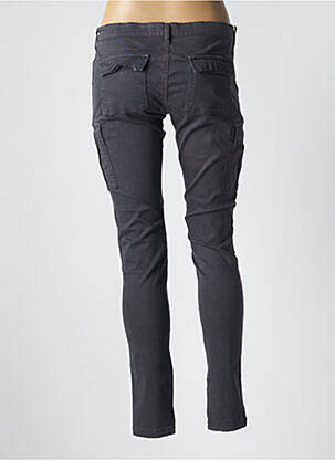 Pantalon cargo slim taille basse gris LE TEMPS DES CERISES femme