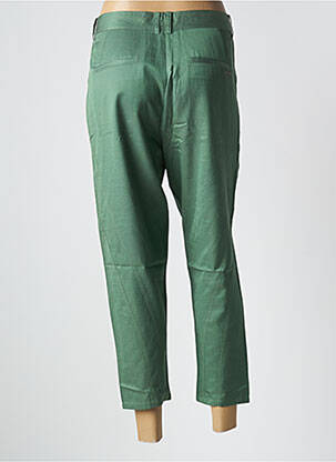 Pantalon 7/8 taille haute taille haute vert DIESEL femme