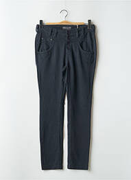 Pantalon droit stretch taille basse bleu FREEMAN T.PORTER femme