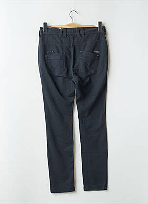 Pantalon droit stretch taille basse bleu FREEMAN T.PORTER femme