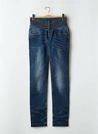 Jeans coupe slim taille basse taille basse bleu SALSA femme