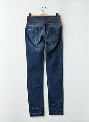 Jeans coupe slim stretch taille basse bleu SALSA femme