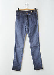 Pantalon slim stretch taille normale bleu MAYJUNE femme