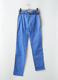 Pantalon chino taille basse taille basse bleu TRUE LEGEND femme