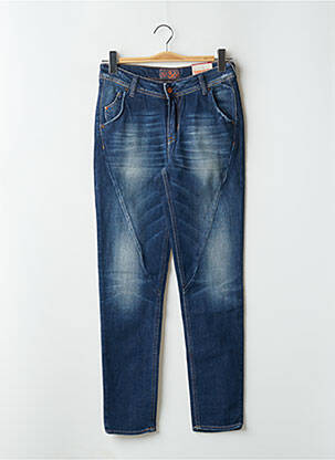 Jeans coupe slim stretch taille normale bleu REIKO femme