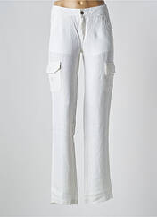 Pantalon cargo blanc CORLEONE pour femme seconde vue