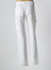 Pantalon cargo blanc CORLEONE pour femme seconde vue