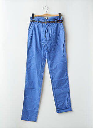 Pantalon chino bleu TRUE LEGEND pour femme
