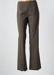 Pantalon droit marron LOLA pour femme seconde vue