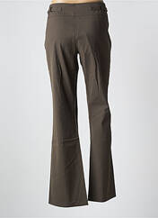 Pantalon droit marron LOLA pour femme seconde vue