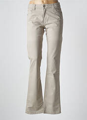 Pantalon slim gris DENIM STUDIO pour femme seconde vue