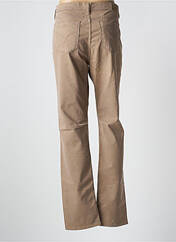 Pantalon slim marron IMPAQ1 pour femme seconde vue