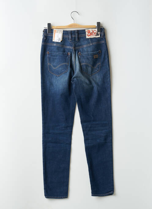 Jeans coupe slim stretch taille normale bleu REIKO femme