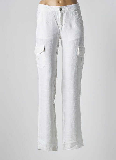 Pantalon cargo blanc CORLEONE pour femme