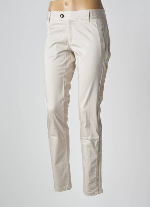 Pantalon chino beige KOCCA pour femme