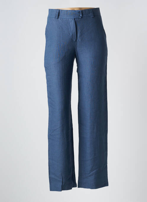 Pantalon droit bleu LA FEE MARABOUTEE pour femme