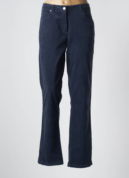 Pantalon droit bleu THALASSA pour femme