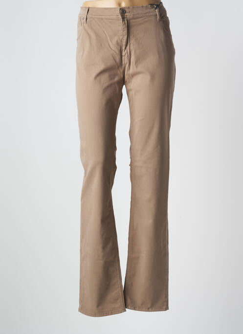 Pantalon slim marron IMPAQ1 pour femme