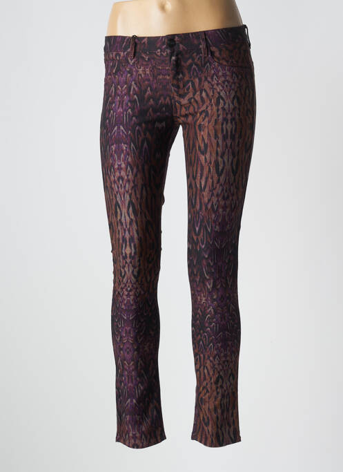 Pantalon slim violet REIKO pour femme