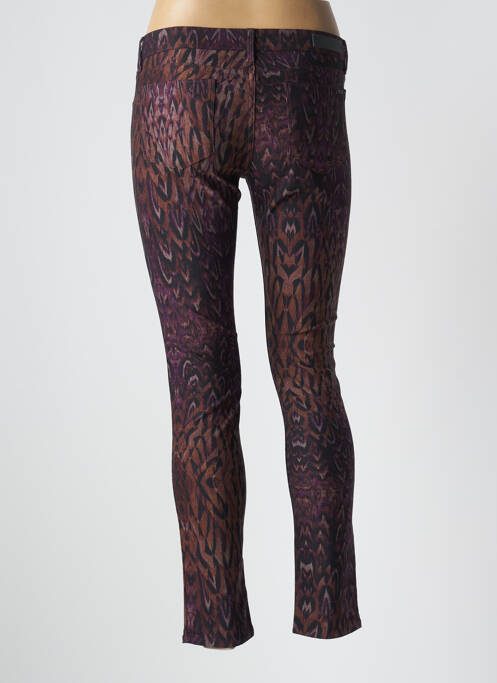 Pantalon slim violet REIKO pour femme