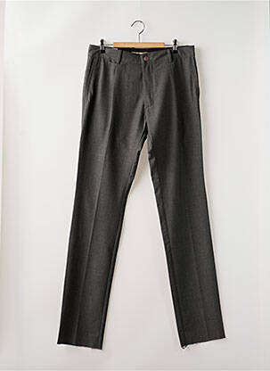 Pantalon droit tissage chiné taille haute gris DIESEL homme
