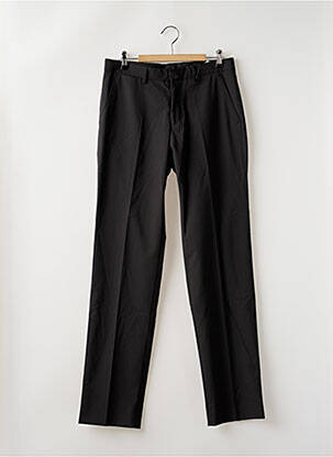 Pantalon droit fermeture zippée sous rabat avec crochet taille basse noir MEXX homme