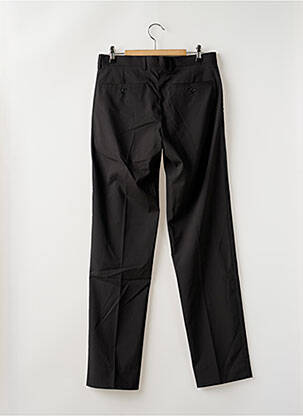 Pantalon droit fermeture zippée sous rabat avec crochet taille basse noir MEXX homme