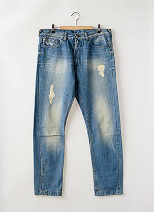 Jeans coupe slim stretch taille normale bleu LE TEMPS DES CERISES homme