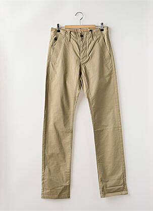Pantalon chino tissage popeline taille normale beige G STAR homme