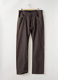 Pantalon droit tissage popeline taille normale gris TEDDY SMITH homme
