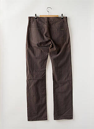 Pantalon droit tissage popeline taille normale gris TEDDY SMITH homme
